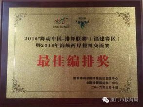 喜讯 厦门市教育代表队参加海峡两岸排舞交流赛获佳绩